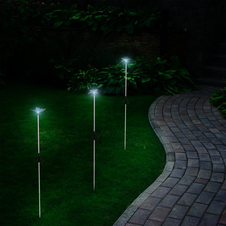 Pure Garden Wildlife 3 Light LED Pathway Light & Reviews Wayfair